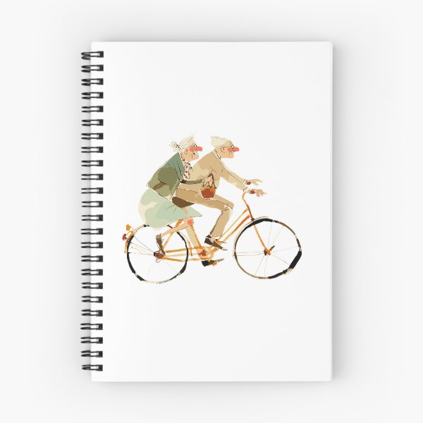 Item preview, Old Couple Bicycling designed and sold by Liededrom..