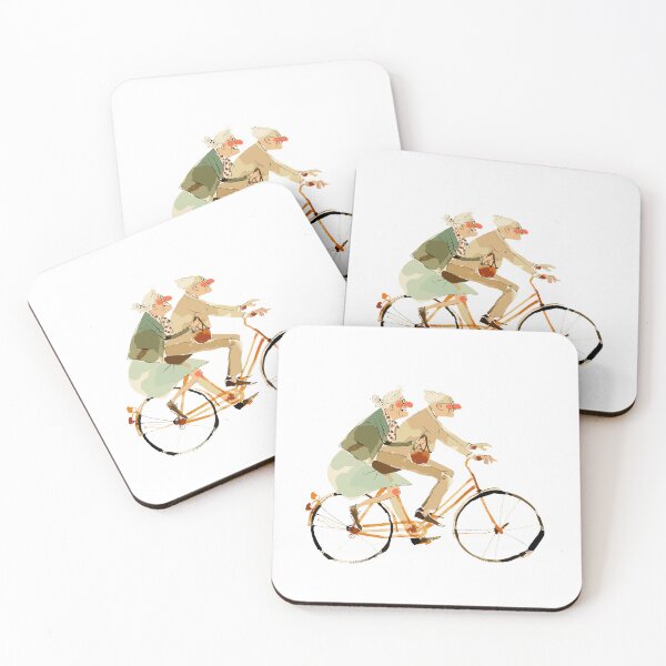 Item preview, Old Couple Bicycling designed and sold by Liededrom..
