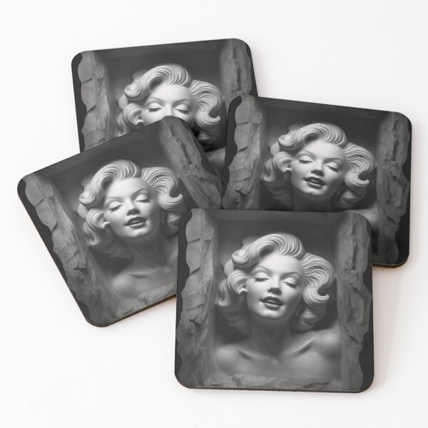 Item preview, Marilyn carved in stone designed and sold by hhh-art.