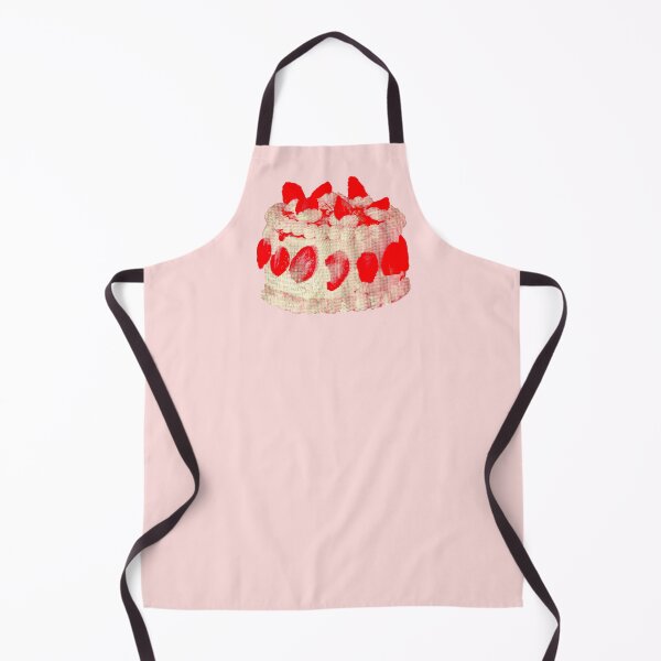 Item preview, vintage strawberry cake designed and sold by Creative Brat Design Studio.