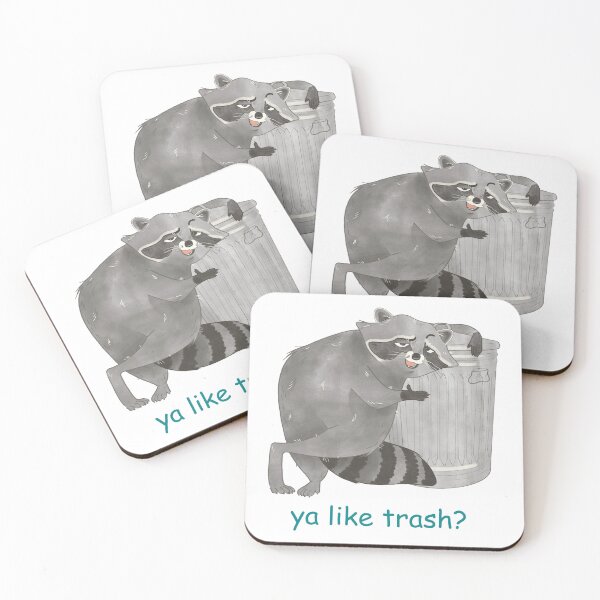 Item preview, Ya Like Trash Raccoon designed and sold by MissCassieBee.