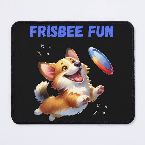 Item preview, Cute Dog Playing Frisbee designed and sold by AlienOccupation.