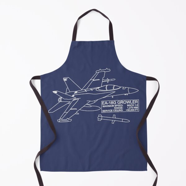 Item preview, EA-18G Growler Jet Fighter Plane Blueprint Infographic Diagram designed and sold by MilitaryMart.