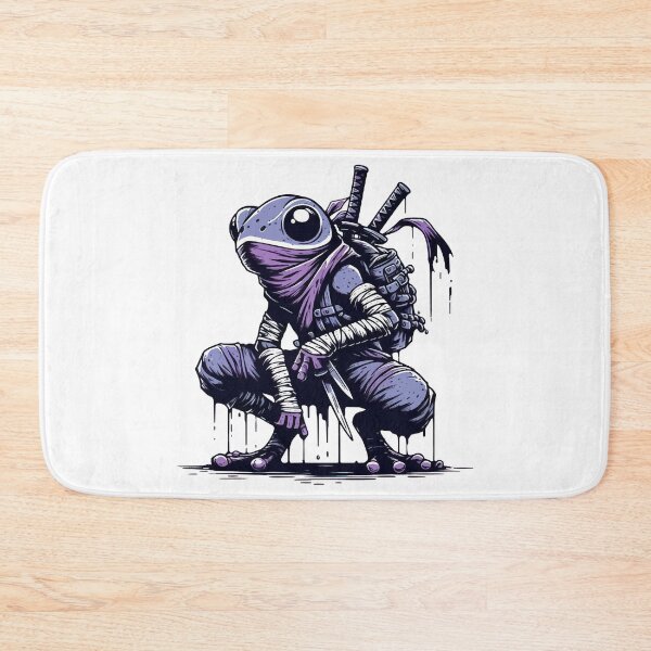 Item preview, Ninja Samurai Frog Ink Splash Anime Art designed and sold by TomFrontierArt.