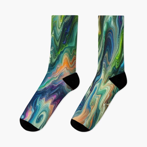 Item preview, WAVES AND RIPPLES OF ABSTRACT COLOUR designed and sold by lovingtouch.