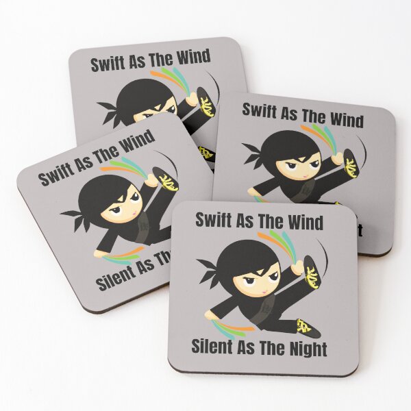 Item preview, Cute Ninja Swift As The Wind designed and sold by AlienOccupation.