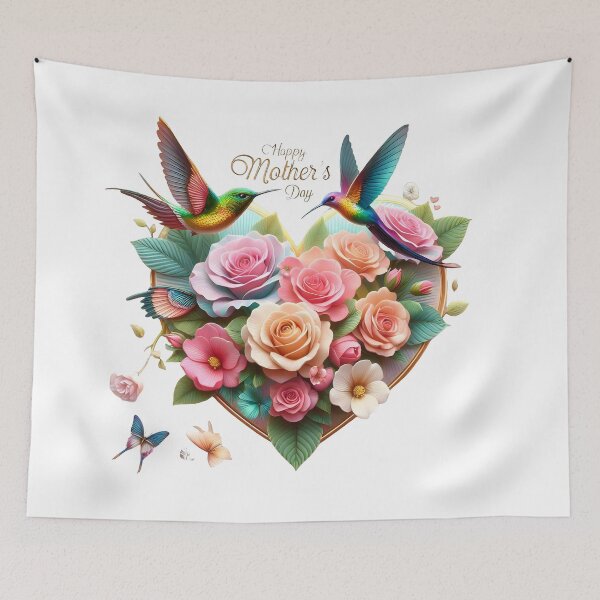 Item preview, Happy Mother's Day 2024: 3D Heart of Roses designed and sold by sofia1971.