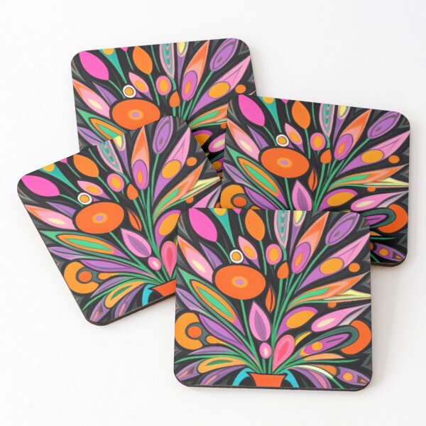 Item preview, Classic Vintage Abstract Floral Art designed and sold by TheDarkWardrobe.