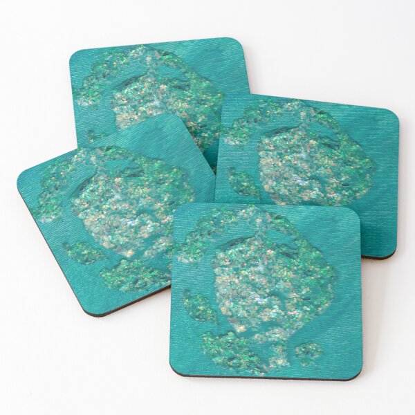 Item preview, Abstract Blue Green Island designed and sold by KPoppy Art.