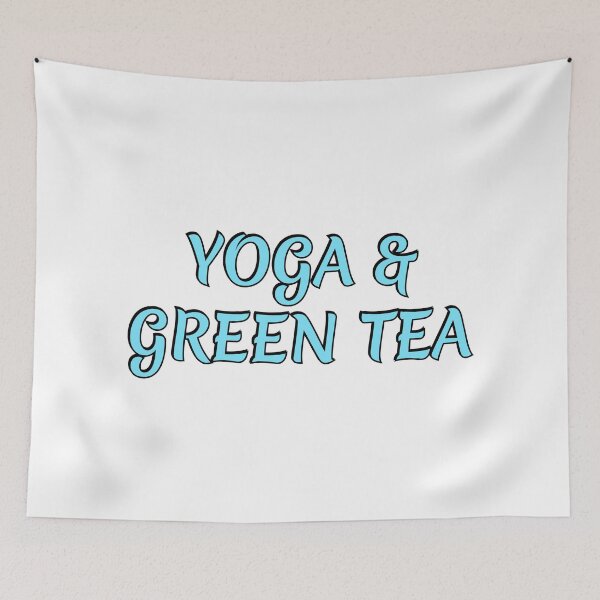 Item preview, Yoga and Green Tea designed and sold by Inspirationmotivation.