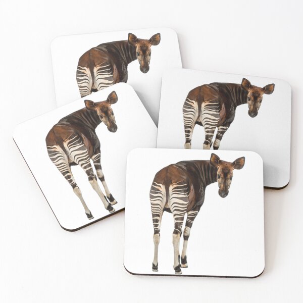 Item preview, Enigmatic Okapi: A Glimpse of Striped Elegance designed and sold by NatureSyllabus.