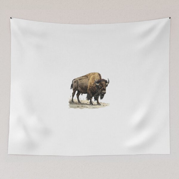Item preview, Majestic Bison on the Golden Prairie designed and sold by NatureSyllabus.