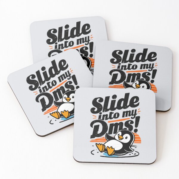 Item preview, Slide Into My DMs! Funny Penguin Design designed and sold by Jollys-ArtShop.