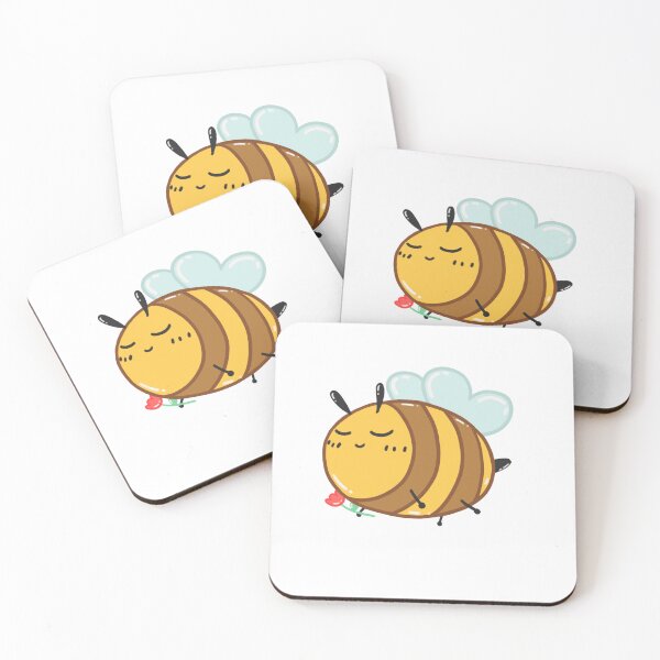 Item preview, little bee with flower designed and sold by unseenjpg.