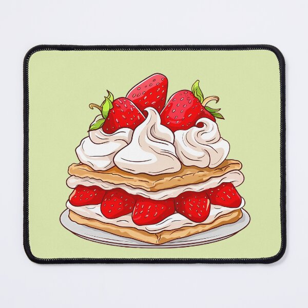 Item preview, Strawberry Meringue Cake designed and sold by sakurashorty.