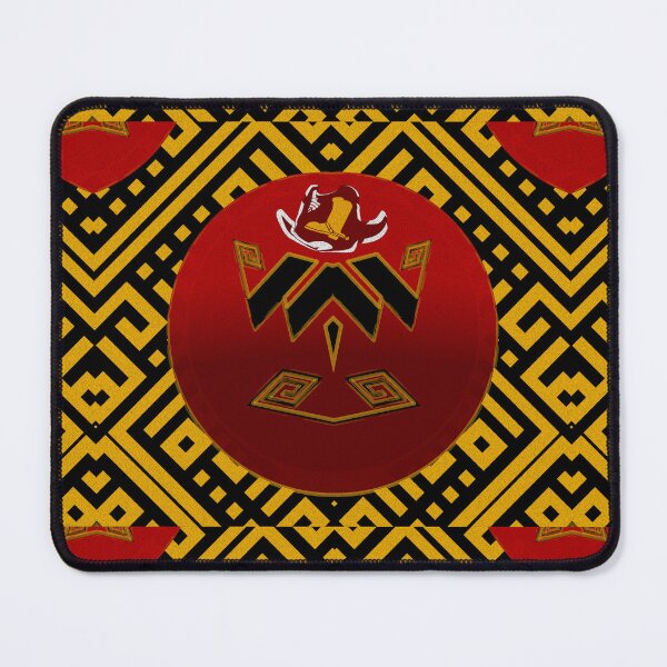 Item preview, *RED AND YELLOW LABYRINTH, ABSTRACT MYSTICAL SMILING FACE WESTWORLD.* designed and sold by Ralek.