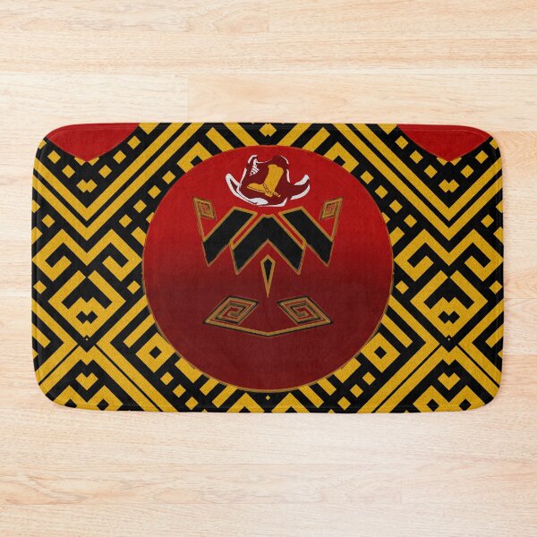 Item preview, *RED AND YELLOW LABYRINTH, ABSTRACT MYSTICAL SMILING FACE WESTWORLD.* designed and sold by Ralek.