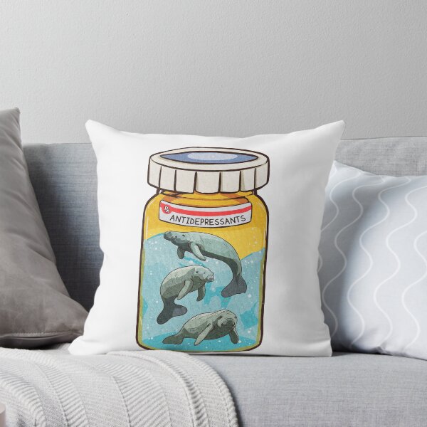 Item preview, Manatee antidepressant love medicine  designed and sold by GlowinUp Shop.