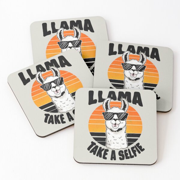 Item preview, Llama Take A Selfie Funny Design designed and sold by Jollys-ArtShop.