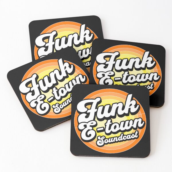 Item preview, FUNK E-TOWN SOUNDCAST  - Staged Gradient Logo (Orange/Yellow) designed and sold by Discothreadz.
