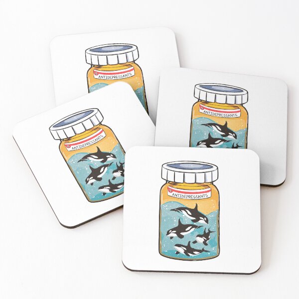 Item preview, Orcas antidepressant love medicine  designed and sold by GlowinUp Shop.