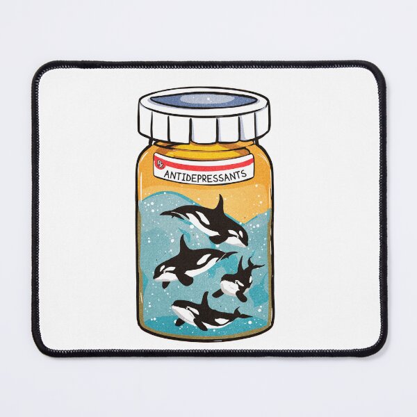 Item preview, Orcas antidepressant love medicine  designed and sold by GlowinUp Shop.