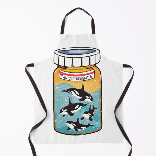 Item preview, Orcas antidepressant love medicine designed and sold by GlowinUp Shop.