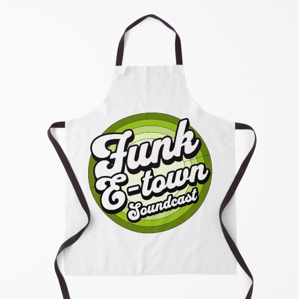 Item preview, FUNK E-TOWN SOUNDCAST - Staged Gradient Logo (Earth Green) designed and sold by Discothreadz.