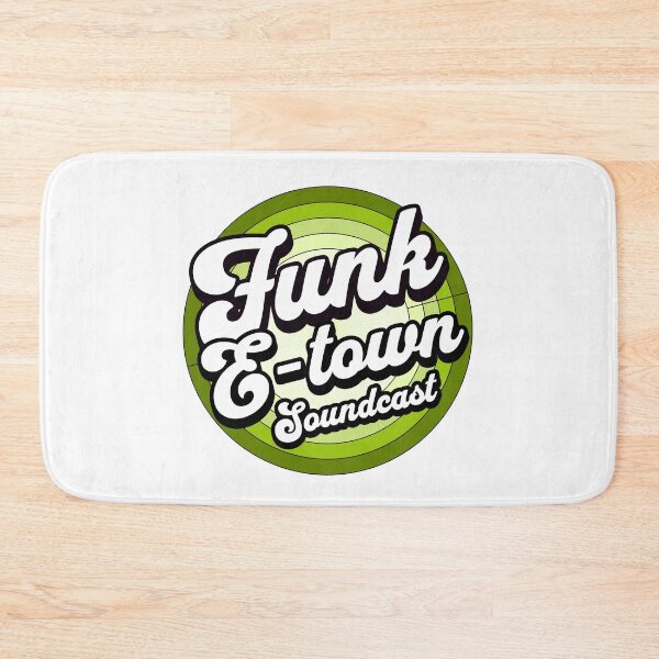 Item preview, FUNK E-TOWN SOUNDCAST - Staged Gradient Logo (Earth Green)  designed and sold by Discothreadz.