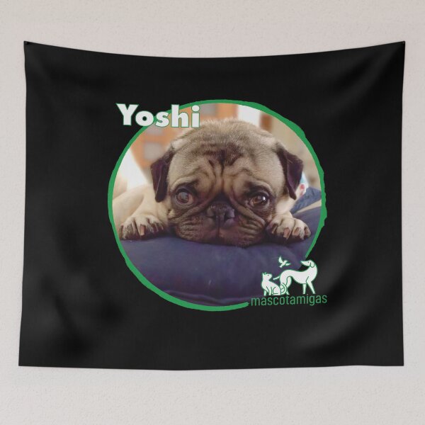 Item preview, Pet Portrait - Yoshi the Pug Dog designed and sold by GAEDesigns.