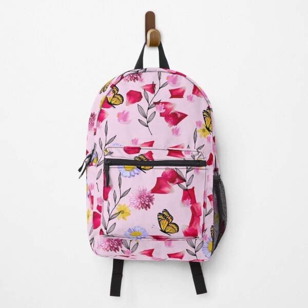 Item preview, "Wings of Spring "Cute Butterfly Floral Seamless pattern designed and sold by Divinetee.