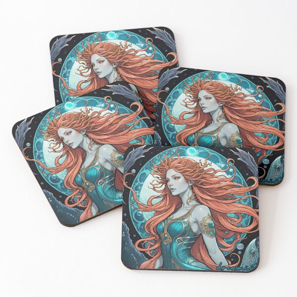 Item preview, Moon mermaid designed and sold by DreamistStore.