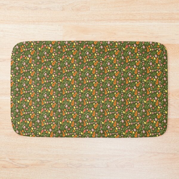 Item preview, "Tropical Citrus Bliss: Seamless Pattern with Citruses, Papaya, and Dragon Fruit" designed and sold by hjian8219.