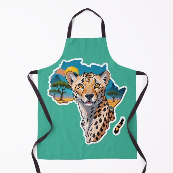Item preview, Map Of Africa With A Cheetah designed and sold by TheArtOfPat.