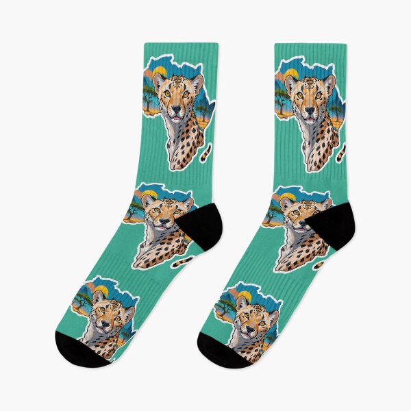 Item preview, Map Of Africa With A Cheetah designed and sold by TheArtOfPat.
