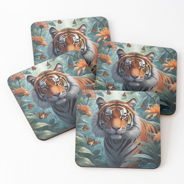 Item preview, Tiger in jungle  designed and sold by DreamistStore.