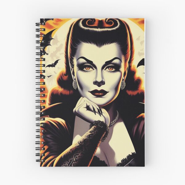 Item preview, Retro Goth Vampire Girl designed and sold by PulpVintage.