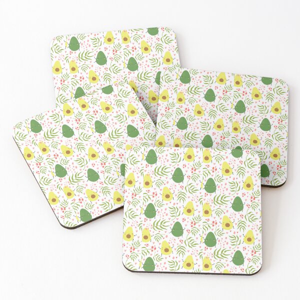 Item preview, Avocado Grove Bliss: Seamless Pattern with Avocado and Palm Branches designed and sold by hjian8219.