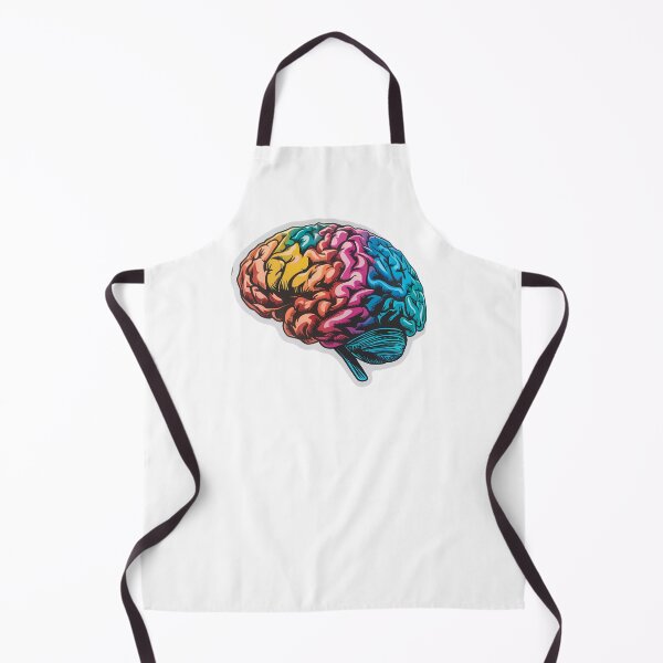 Artikelvorschau, Bunter Gehirn Sticker, Künstlerischer Neurowissenschaft Aufkleber, Creative Mind Vinyl, Laptop und Journal Sticker, Psychologe Geschenk, Studienhilfe entworfen und verkauft von WatermelonPink.