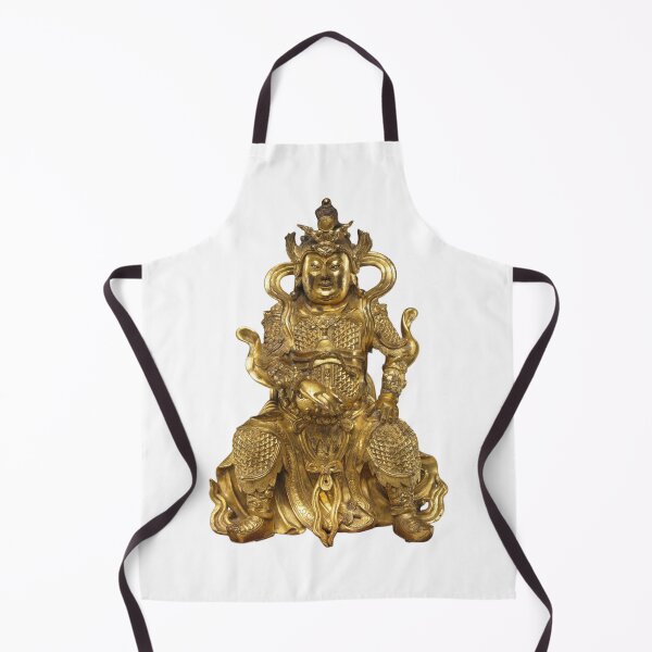 Item preview, Golden Guardian Statue: A Powerful Figure from the Ming Dynasty designed and sold by gallofoto.