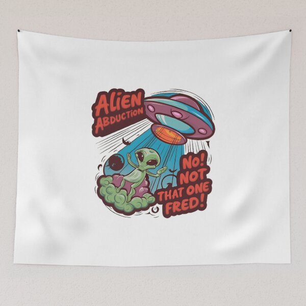 Item preview, No, It's Not That Fred: Night Out with Aliens - Original t-shirt designed and sold by GL!TCH LAB.