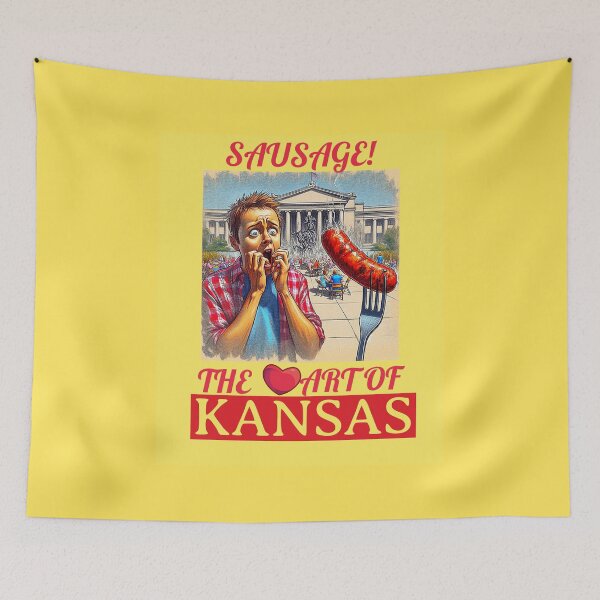 Item preview, The Art of Kansas, Sausage on a Fork,  designed and sold by Get-Forked.
