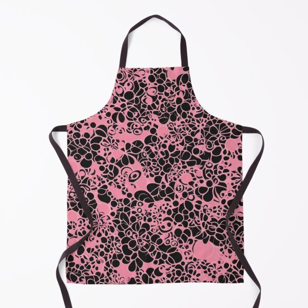 Item preview, Abstract Pink and Black Floral Pattern designed and sold by calibrit.