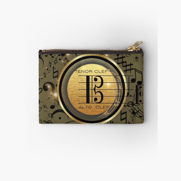 Item preview, Music Everywhere On Tenor/Alto Clef Original Graphic Artwork designed and sold by BrightrDayMusicArt.