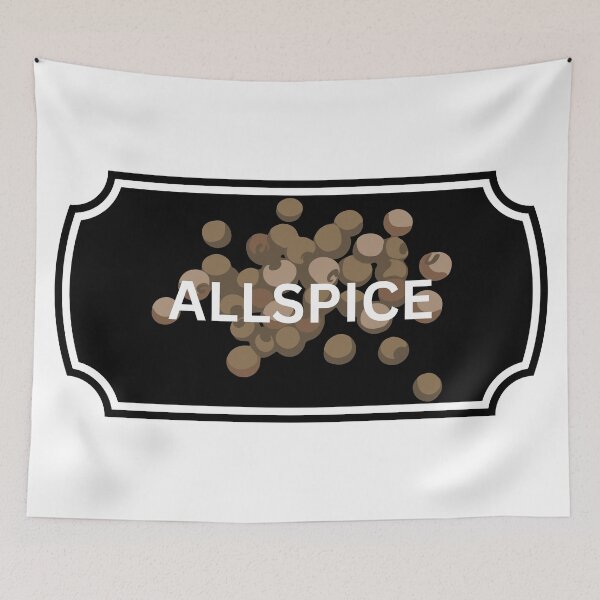 Item preview, Spices/Food Label - Allspice designed and sold by ArtsyCity.