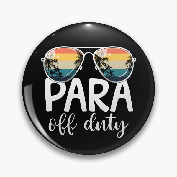 Item preview, Para Off Duty Paraprofessional Retro Paraprofessional Gear designed and sold by DynamicDesign.