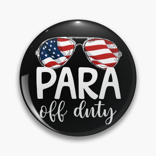 Item preview, Para Off Duty Paraprofessional USA Flag Paraprofessional Gear designed and sold by DynamicDesign.