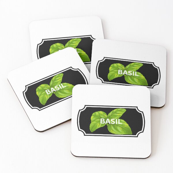 Item preview, Spices/Food Label - Basil designed and sold by ArtsyCity.