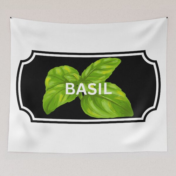 Item preview, Spices/Food Label - Basil designed and sold by ArtsyCity.
