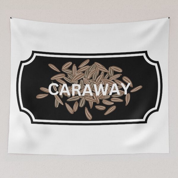 Item preview, Spices/Food Label - Caraway designed and sold by ArtsyCity.